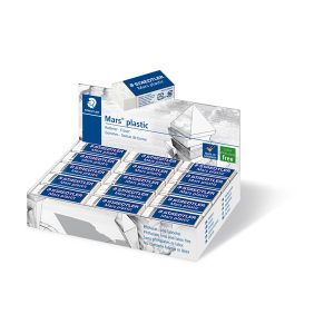 Gomma Mars Plastic - 43x19x13mm - Staedtler - conf. 30 pezzi - immagine 2