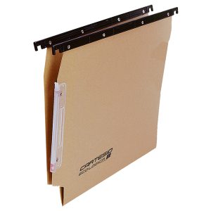 Cartella sospesa Cartesio Eco-logica - armadio - 33 cm - fondo V - 33 x 28 cm - avana - Bertesi - immagine 1