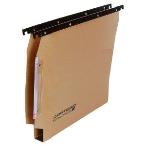 Cartella sospesa Cartesio Eco-logica - armadio - 33 cm - fondo U - 33 x 28 cm - avana - Bertesi - immagine 1
