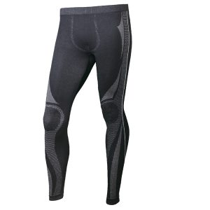 Pantalone sotto/abito Koldy - poliammide/Coolmax/elastan - taglio M - nero - Deltaplus - immagine 1