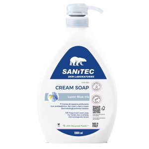 Crema di sapone Luxor Blue Iris - dispenser 1 L - iris blu - Sanitec - immagine 1