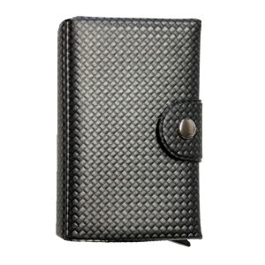 Portacard Wally Carbon - 6x9,5cm - grigio - Alplast - immagine 3