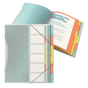 Classificatore colour'lce - 6 divisori - dorso 2 cm - 26,6x32 cm - multicolore - Esselte - immagine 1