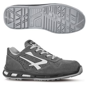 Calzatura di sicurezza Going S1P - numero 45 - pelle scamosciata - grigio - U-Power - immagine 1