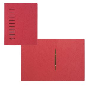 Cartella con pressino - cartone - A4 - rosso - Pagna - immagine 1
