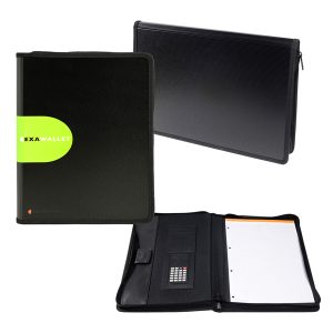 Conferenziere con calcolatrice Exawallet - PPL - 26,5x34 cm - nero - Exacompta - immagine 1
