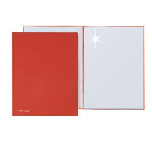 Portalistini Asso - 22x30cm - 40 buste - rosso - Sei Rota - immagine 1