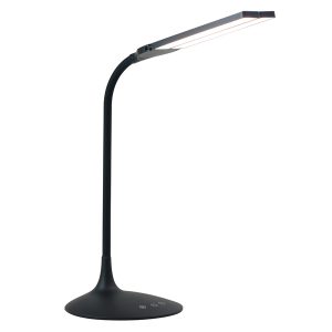 Lampada da tavolo Twin - a led - 34 x 36 x 18 cm - nero - Alba - immagine 5