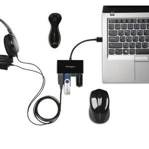 Hub 4 porte USB 3.0 UH4000 - nero - Kensington - immagine 4