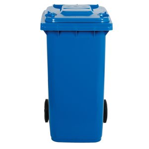 Bidone carrellato - 48x55x93 cm - 120 L - blu - Mobil Plastic - immagine 1