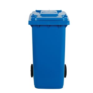 Bidone carrellato - 58x73x107 cm - 240 L - blu - Mobil Plastic - immagine 1