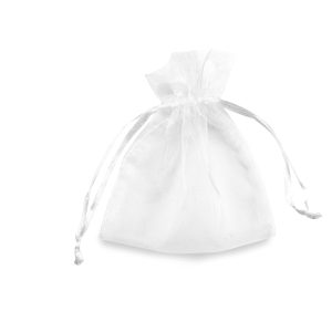 Sacchetti organza Milly - 12,5 x 17 cm - bianco - PNP - conf. 20 pezzi - immagine 1