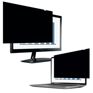 Filtro privacy PrivaScreen per monitor - widescreen 27/68,58 cm - formato 16:9 - Fellowes - immagine 1