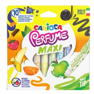 Pennarelli Perfume Maxi - punta 7,0mm - colori assortiti  - Carioca - astuccio 10 pezzi - immagine 1