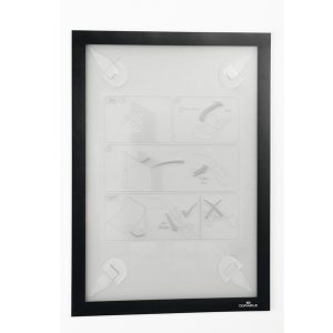 Cornice adesiva - Duraframe Wallpaper - A4 - 21 x 29,7 cm - nero - Durable - immagine 1