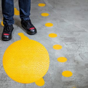 Adesivo da terra - punto- diametro 10 cm - Durable - conf. 10 pezzi - immagine 1