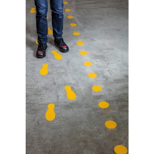 Adesivo da terra - punto- diametro 10 cm - Durable - conf. 10 pezzi - immagine 2