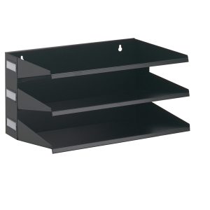 Portadocumenti Sorter Rack - 36 x 20,5 x 25 cm - 3 scomparti - nero - Durable - immagine 1
