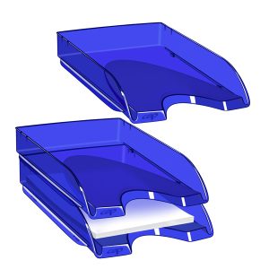 Vaschetta portacorrispondenza 200+H - 34,8 x 25,7 x 6,6 cm - electric blue - Cep - immagine 1