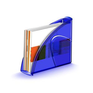 Portariviste 674+H - 27 x 8,5 x 31 cm - electric blue - Cep - immagine 2