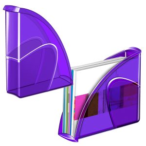 Portariviste 674+H - 27 x 8,5 x 31 cm - deep purple - Cep - immagine 1