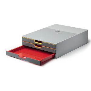Cassettiera sottomonitor Varicolor - 28 x 9,5 x 35,6 cm - Durable - immagine 1