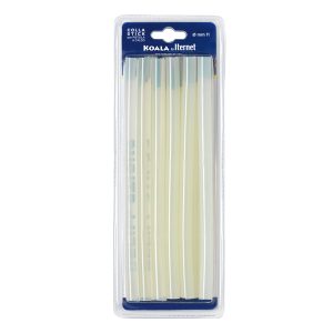 Colla termofusibile - in stick - lunghezza 20 cm - diametro 1,1 cm - Koala - blister da 12 refill (227 gr) - immagine 1