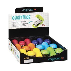 Cucitrice - ABS - colori assortiti - Ri.Plast - expo da banco 18 pezzi - immagine 1