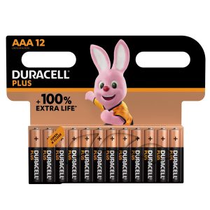 Pila MiniStilo AAA - Plus 100 - Duracell -  blister 12 pezzi - immagine 1