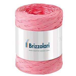 Nastro Rafia sintetica - rosa 05 - 5mmx200mt - Brizzolari - immagine 1