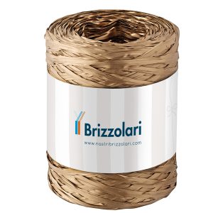 Nastro Rafia sintetica - oro 33 - 5mmx200mt - Brizzolari - immagine 1