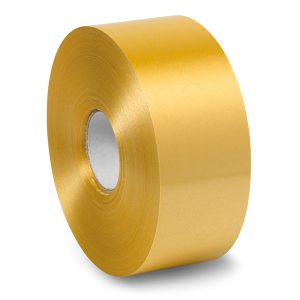 Nastro liscio 6800 - in polipropilene - 50mmx100mt - giallo 02 - Brizzolari - immagine 1