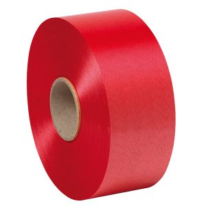 Nastro liscio 6800 - in polipropilene - 50mmx100mt - rosso 07 - Brizzolari - immagine 1