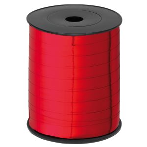 Rocca di nastro 6870 - metal - 10mmx250mt - rosso 07 - Brizzolari - immagine 1