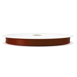 Nastro doppio raso - 10mmx25mt - marrone 57 - Brizzolari - immagine 1
