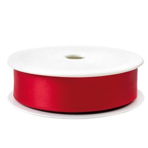 Nastro doppio raso - 25mmx25mt - rosso 35 - Brizzolari - immagine 1