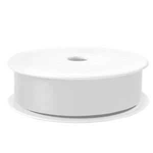 Nastro doppio raso - 25mmx25mt - bianco 01 - Brizzolari - immagine 1
