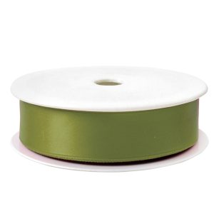 Nastro doppio raso - 25mmx25mt - verde salvia 64 - Brizzolari - immagine 1