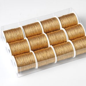 Rocchette cordonetto - 2 capi - 20 mt - oro - Brizzolari - conf. 12 pezzi - immagine 1
