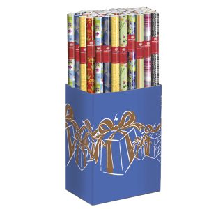 Carta regalo - 2 mt x 70 cm - fantasie assortite - Rex Sadoch - espositore 50 rotoli - immagine 2