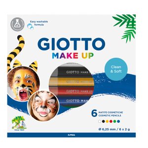 Matite cosmetiche Make Up - mina diam. 6,25 mm - colori classici - Giotto - conf. 6 pezzi - immagine 1