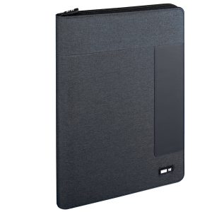 Portablocco - tessuto - grigio scuro - 26x34 cm - City Time - immagine 1