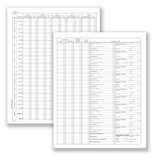 Registro prospetto riepilogativo minori - 8 pagine - 31 x 24,5 cm - DU138510000 - Data Ufficio - immagine 1