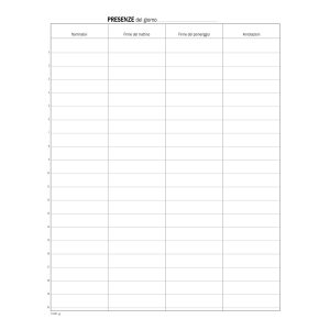 Registro firma presenza - 49 pag - 31 x 24,5 cm - DU1338100000 - Data Ufficio - immagine 1
