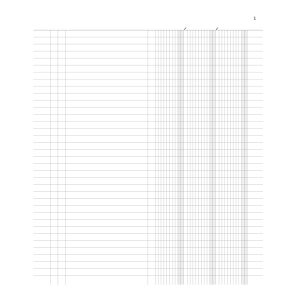 Registro inventari a 3 colonne - 96 pagine - 31 x 24,5 cm - DU135100000 - Data Ufficio - immagine 1