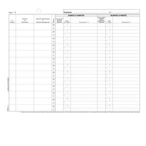 Registro carico/scarico equidi - 46 pagine numerate - 31 x 24,5 cm - DU138211000 - Data ufficio - immagine 1