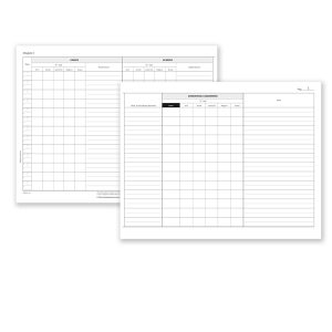 Registro carico/scarico suini - 23 pagine numerate - 31 x 24,5 cm - DU138311000 - Data ufficio - immagine 1