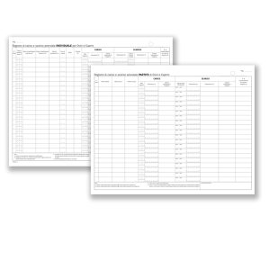 Registro carico/scarico ovini/caprini - 46 pagine numerate - 24,5 x 31 cm - DU138412000 - Data ufficio - immagine 1