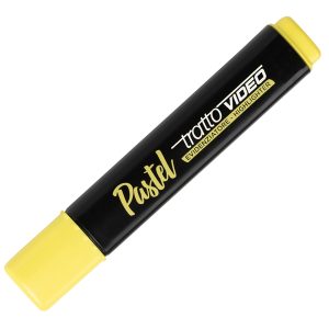 Evidenziatore Tratto Video pastel  - punta a scalpello - tratto da 1,0mm-5,0mm - giallo limone - Tratto - immagine 3