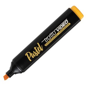 Evidenziatore Tratto Video pastel  - punta a scalpello - tratto da 1,0mm-5,0mm - arancione mandarino - Tratto - immagine 1